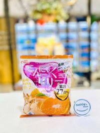 Thạch rau câu Aguri vị cam - Nhật (96g)