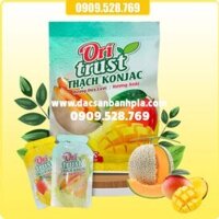 Thạch rau câu konjac trái cây vị Dưa lưới – xoài 12 gói