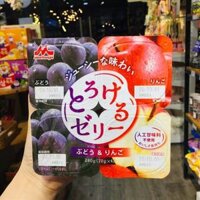 Thạch rau câu Morinaga vị Nho, Táo 1y+ (lốc 4 hộp)