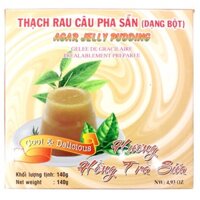 Thạch Rau Câu Pha Sẵn Dạng Bột 3K Hộp (140g) - Hương Hồng Trà Sữa