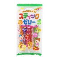 Thạch Rau Câu Vị Trái Cây, Fruit Jelly Strips, 5 Que (81g) - RIBON
