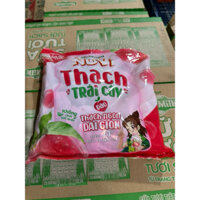 Thạch trái cây nuvi vị nho, vải, đào túi 1kg