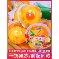 Thạch tuyết Yangchun các loại 180g cốc lớn hộp bán buôn thạch dừa các loại ép trái cây đồ ăn nhẹ hoài niệm tuổi thơ