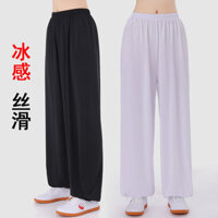 Thái Cực Quần Nữ Băng Lụa Thái Cực Quần Áo Quyền Anh Nam Mùa Hè Võ Thuật Bloomers Rời Kích Thước Lớn Tập Quần Áo Quần Phong Cách Mới 10