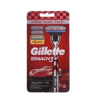 [THÁI] Dao cạo 3 lưỡi Gillette Mach 3+ đỏ