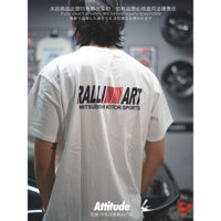 Thái độ ATTITUDE Áo thun phong cách JDM Nhật Bản Mitsubishi Winged God EVO Rally Art Cá tính 100% Cotton tay ngắn 1113