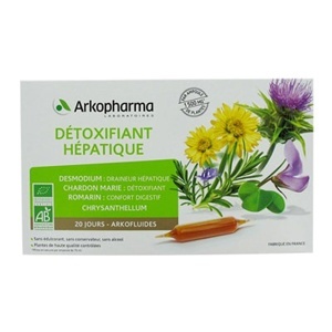 Thải độc gan Arkopharma Arkofluides Détoxifiant Hépatique Bio
