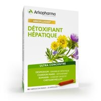 Thải độc gan Arkopharma Detoxifiant Hepatique của Pháp hộp 20 ống