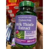 Thải độc gan, bổ gan, làm mát gan, tăng cường chức năng gan Milk Thistle Extract 1000mg 180 viên Puritan's Pride