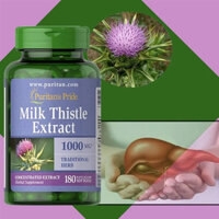 Thải độc gan, bổ gan, làm mát gan, tăng cường chức năng gan Milk Thistle Extract hộp 180v