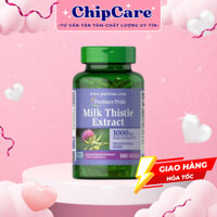 Thải độc gan Milk Thistle Extract 1000mg - Puritan’s Pride 💥HÀNG CHÍNH HÃNG💥 Viên Uống Mát Gan, Tăng Cường Chức Năng Gan