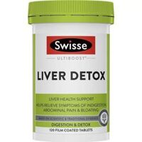 Thải độc gan Swisse Liver Detox Úc 120 viên