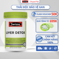 Thải độc gan Swisse Ultiboost Liver Detox 120 viên đào thải độc tốc , thanh lọc cơ thể và bảo vệ gan