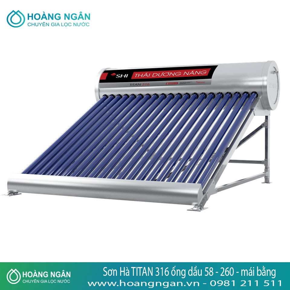 Thái Dương Năng Titan 316 - 260 lít ống chân Dầu