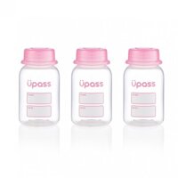 (Thái Lan) Bộ 3 bình trữ sữa UPASS 125ml