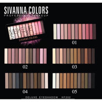 [Thái Lan]Phấn mắt Make up Studio Sivanna Colors 12 ô