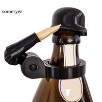 Thai| Pla Bia Nắp Chai Người Lính Chào Chai Bia Mũ Bảo Hiểm 3d In Chống Bụi Nắp Cho Rượu Champagne Trang Trí Đa Năng Cho Người Mua Đông Nam Á