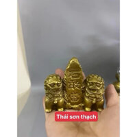 Thái sơn thạch cảm đương nghê thái sơn thạch trấn trach trừ t.à - Đồ Đồng Đại Bái Giá Xưởng