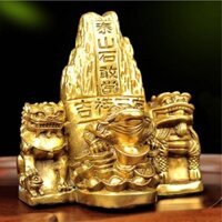 Thái Sơn Thạch Cảm Đương - Tam Bảo Cát Tường Đồng (Cát tường, chiêu lộc, hoá sát, .....)