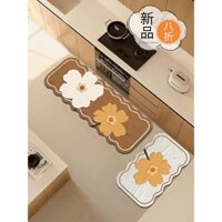 Thảm Bếpsunzin Silicon, Thảm trải sàn nhà bếp silicon siêu thấm, chống trượt, thảm chùi chân nhà bếp, nhà tắm đẹp thấm h