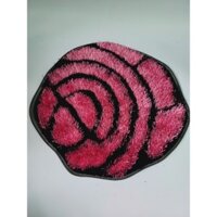 Thảm Bố bông len xin hoa hồng 60cmx60cm- TRIEULORD - nhiều màu sắc để lựa chọn