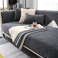 Thảm bọc ghế Sofa đa năng Chenille, Khăn Thảm Sofa chống trượt  Thể Giặt Rửa, Thảm bảo vệ ghế Sofa bốn mùa cho 1/2/3/4 chỗ