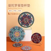 Thảm cách nhiệt Bắc Âu, thảm chống bỏng, thảm bát, thảm nồi nhà bếp, thảm đĩa, thảm cốc, đế silicone, thảm bàn ăn
