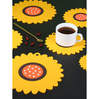 Thảm cách nhiệt chịu nhiệt độ cao, đế lót bát đĩa gia đình, thảm silicone chống bỏng, thảm bàn ăn, đế lót bát hoạt hình