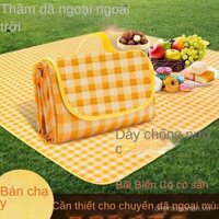 Thảm cắm trại ngoài trời dày chống nước, chất liệu không dệt, thảm chống ẩm, thảm bãi biển, phong cách Ins, bán buôn