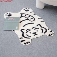 Thảm Cashmere giả LACHAPELLY Tiger, Thảm trải sàn chống trượt siêu mềm, Thảm đi vào thân thiện với da Thảm trải sàn dễ thương Phòng ngủ
