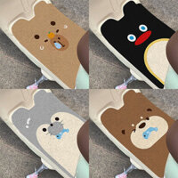 Thảm chân xe điện hình thú dễ thương, lụa lông, phổ biến cho xe điện, chống nước và cát, cần tự cắt thảm chân bàn đạp