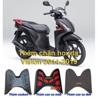 Thảm chân xe máy Vision 2014-2019 - Thảm Inoc