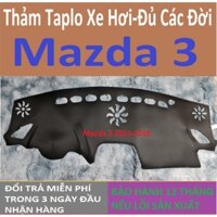 Thảm Che Nắng Taplo Mazda 3,Lót Mặt Taplo Xe Hơi Ô Tô 3 Lớp Chống Trượt,Bảo Hành 12 Tháng