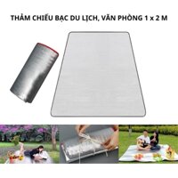 Thảm Chiếu Bạc Du Lịch, Văn Phòng Xếp Gọn Kích Thước 1 x 2 M