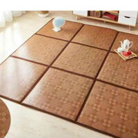 Thảm Chiếu Mây Điều Hoà Decor, Thảm Mây Nhập Khẩu Nguyên Chiếc, Chiếu Gấp Gọn, Sợi Mây Tự Nhiên Mát Lạnh