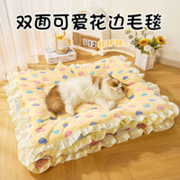 Thảm cho mèo và chó, đệm ngủ ấm mùa đông cho mèo, chăn, thảm giường cho mèo, thảm sàn cho thú cưng, đệm lót cho mèo