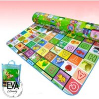 Thảm Chơi 2 Mặt Cho Bé Maboshi 1m8 x 2m / Thảm xốp Trải Sàn Gấp Gọn Maboshi M111