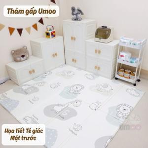 Thảm chơi cho bé dạng gấp Umoo UM0766 (1m8x2m)