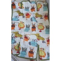 thảm chơi nệm nằm gấp gọn organic hàn quốc quai xách