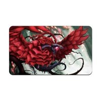 Thảm chơi và bàn di chuột rồng hồng đen | Mtg | Ygo | Tcg | 24 "x14" | Không trượt |