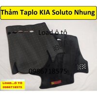 Thảm Chống Nắng Taplo Xe KIA SOLUTO 2023-2019 Mẫu Nhung Lông Cừu Cao Cấp