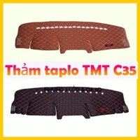 Thảm chống nắng taplo xe tải VAN TMT C35 990kg loại nhung và da cacbon 6d đẹp chuẩn