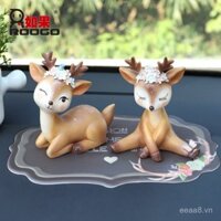 Thảm chống trượt xe hơi hình hươu hoạt hình sáng tạo, bán trực tiếp từ nhà máy, thảm cao su mềm PVC, thảm cách nhiệt, thảm bàn ăn