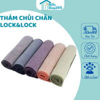 Thảm Chùi Chân 2 Mặt Lock&Lock Chính Hãng MAT411, màu xanh olive, KT 61 cm x 43 cm