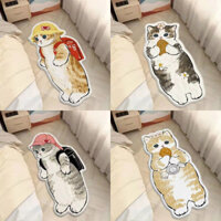 Thảm Chùi Chân Giường Thảm Lau Chân Trải Sàn Bếp 60x140cm Chất Nỉ Lì Trang Trí Phòng Khách Phòng Ngủ Hình Mèo SP41233448