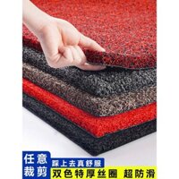 Thảm chùi chân lụa, thảm lót sàn ô tô tùy chỉnh, thảm nhựa PVC chống trượt, thảm lối vào