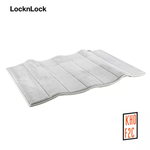 Thảm chùi chân Stripe Memory Foam Lock&Lock MAT511GRY - 460x700x15mm