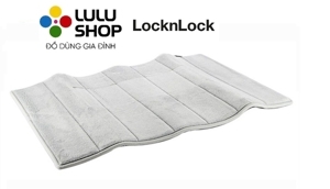 Thảm chùi chân Stripe Memory Foam Lock&Lock MAT511GRY - 460x700x15mm