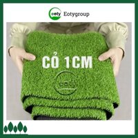 Thảm cỏ nhân tạo 1cm 1m2 Eotygroup - Cỏ nhân tạo dán tường, trải sàn ban công, sân vườn