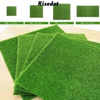 Thảm cỏ nhân tạo RISEDOT, Thảm cỏ xanh DIY Micro Phong cảnh cỏ, Đậu đỏ giả màu xanh lá cây